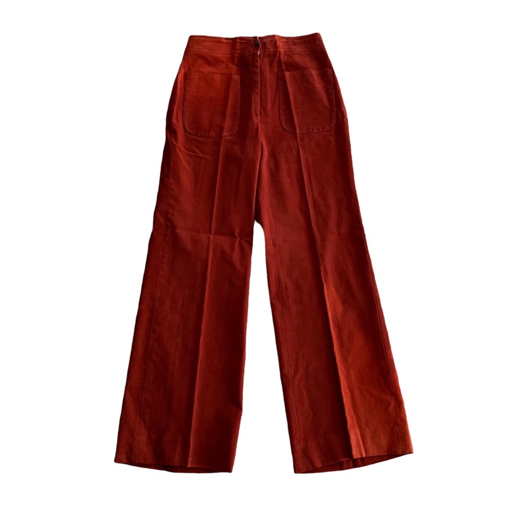 Vintage 70s Red Suede Suit - Picture 5 of 16